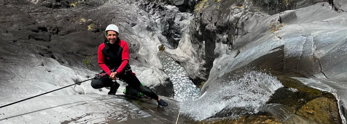 Canyoning Réunion : Canyon de Fleur Jaune à La Réunion